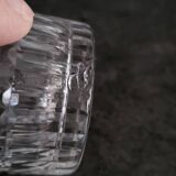 4 vintage crystal tumblers from Baccarat, model Nancy.