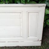 Woodwork 89x172cm painted 3 panels, 19th