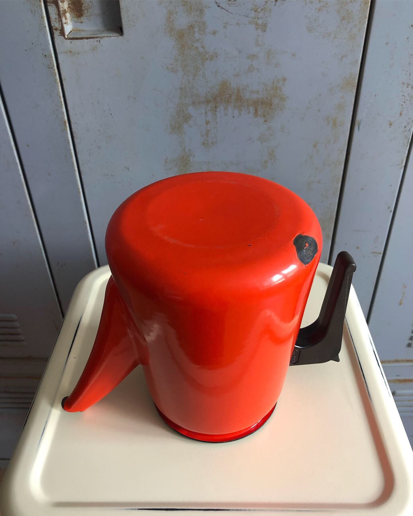 Aubecq enamelled coffee maker
