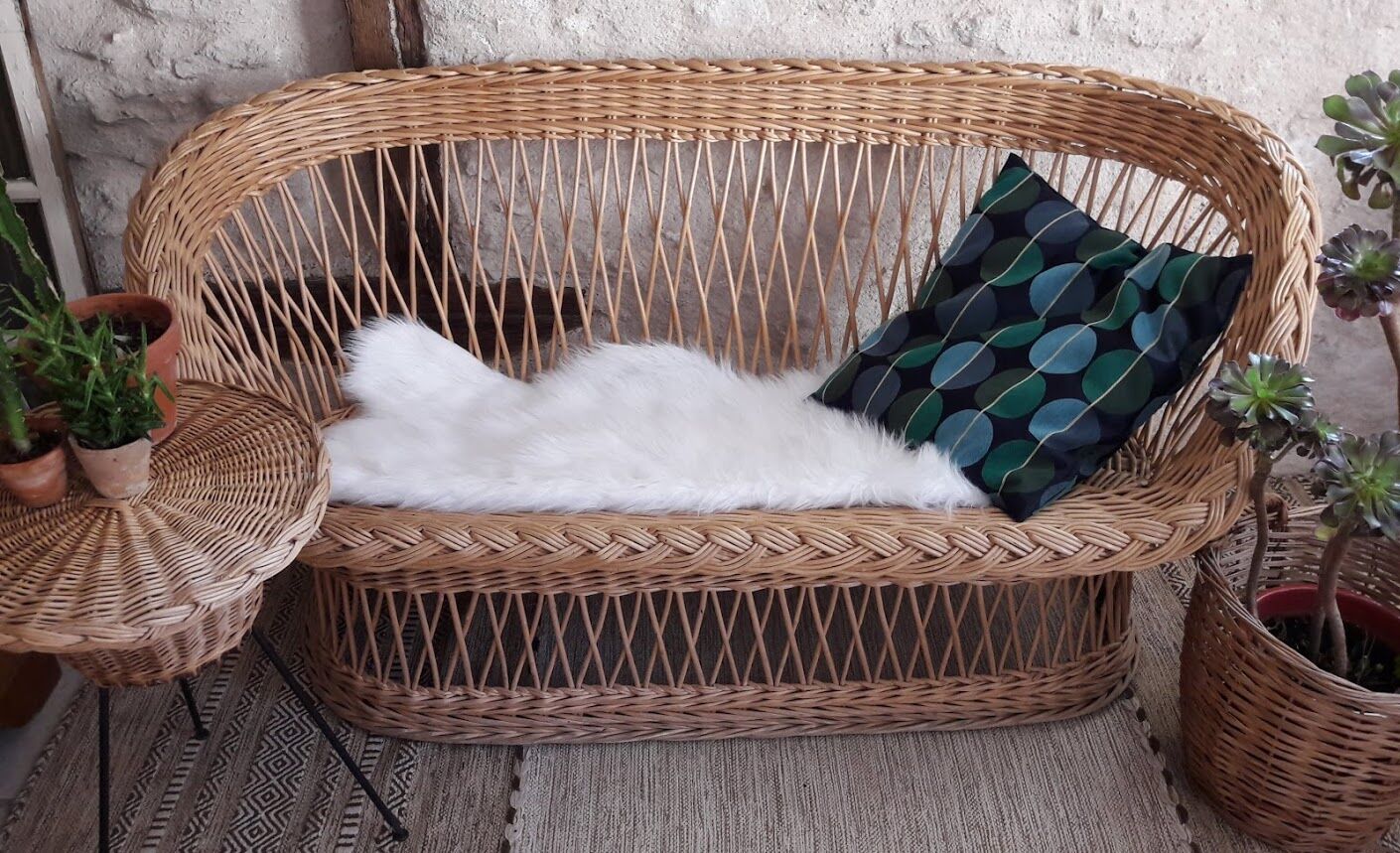 Bench-rattan 3 seats