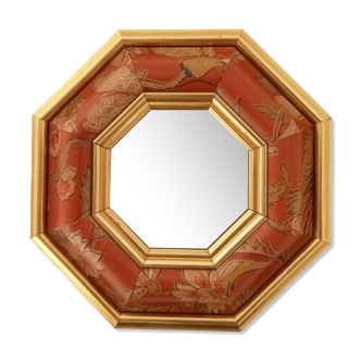 Octagonal vintage mirror 25.5* 25.5 cm.
