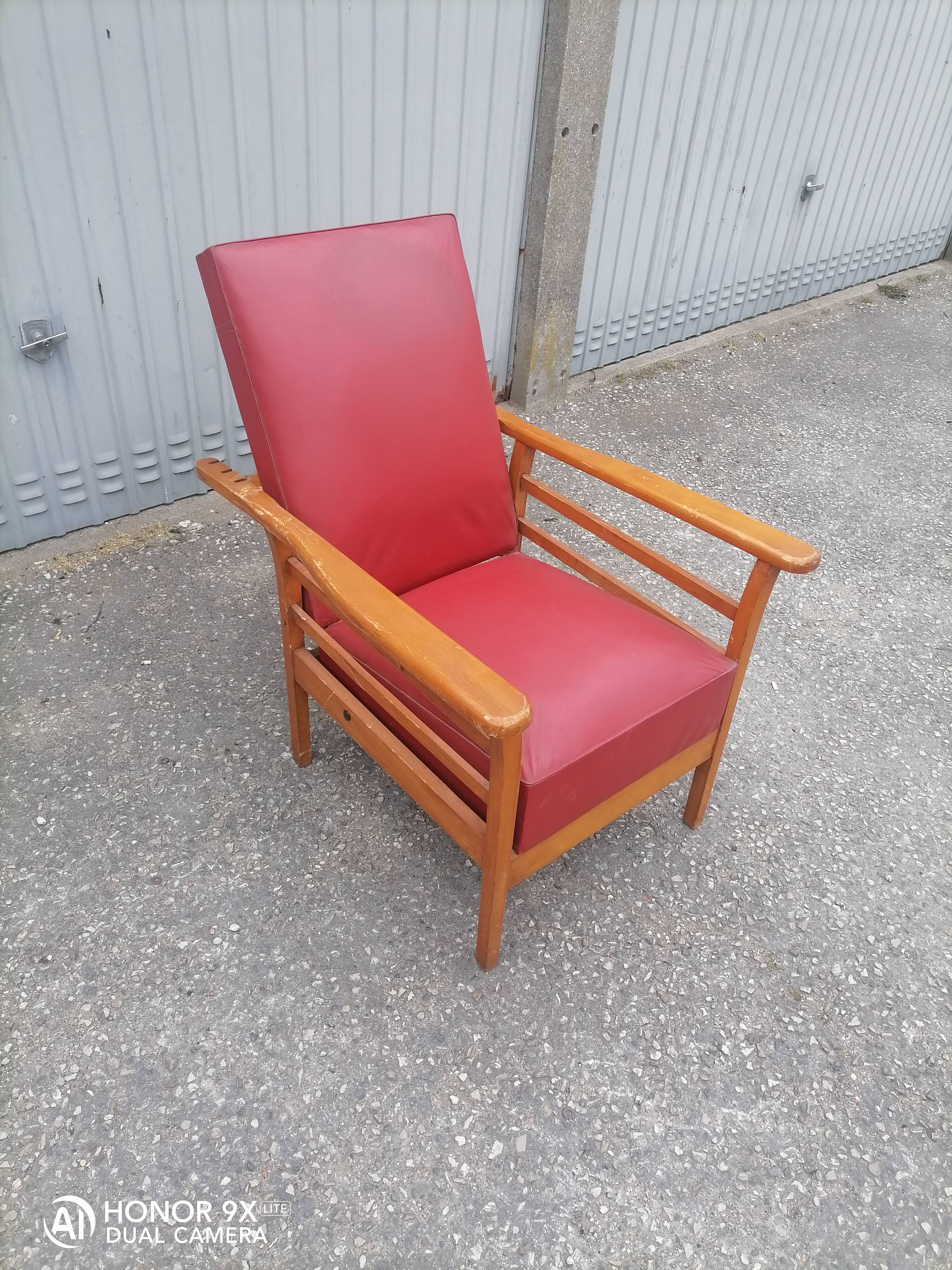 Fauteuil morris vintage 1950