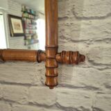 Vintage belle epoque bamboo mirror