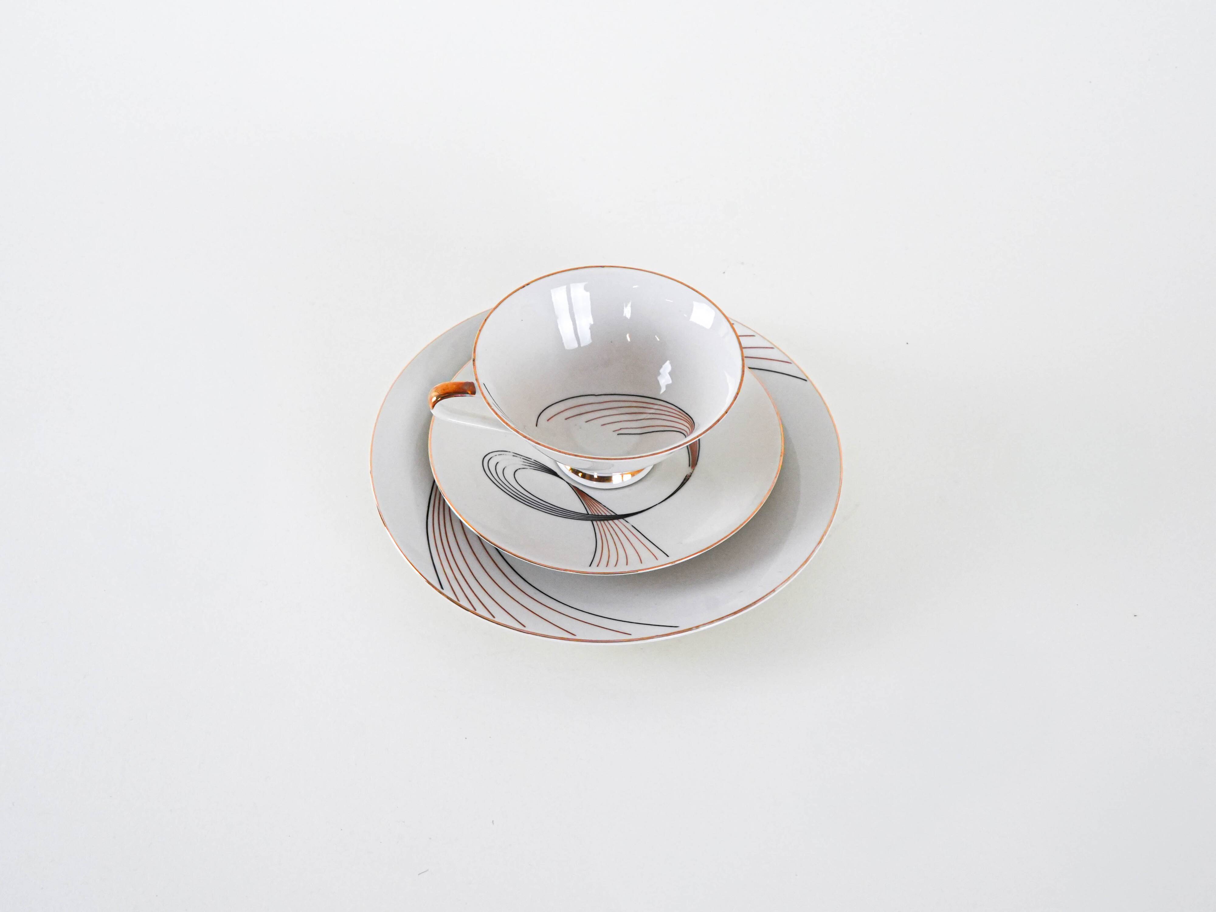 Porcelain cup, German design, 1960s, manufactured in Germany