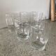 6 verres anciens à facettes