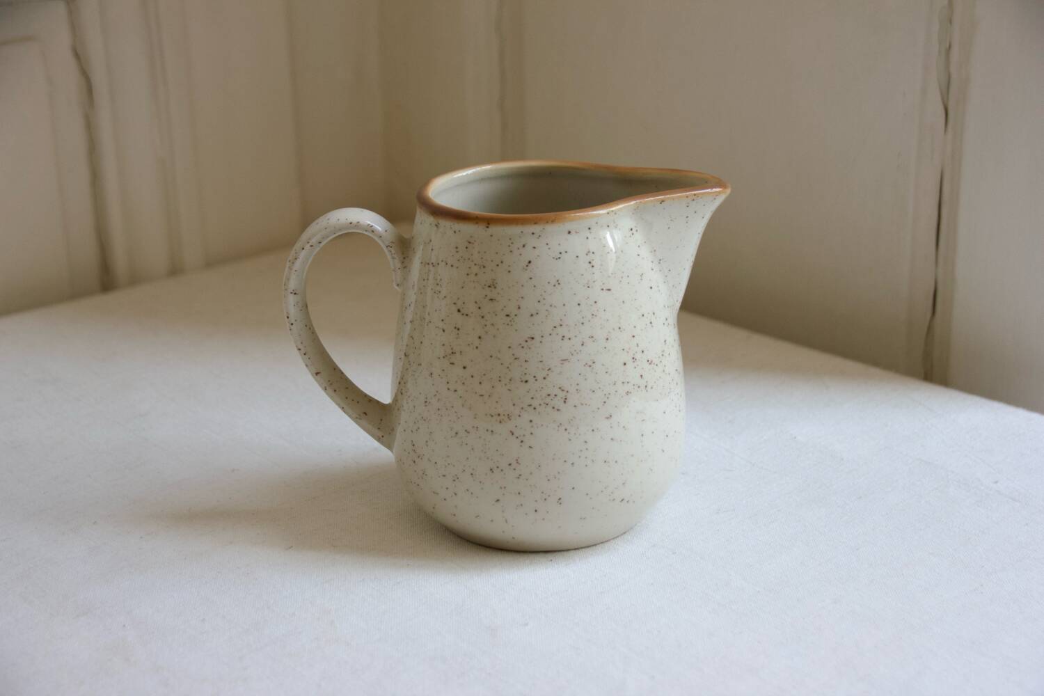 Stoneware milk jug
