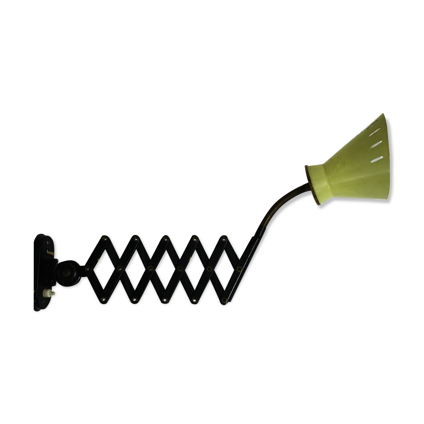 Vintage dutch scissor lamp, 1950s