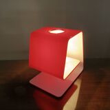 Calligaris luce lamp made in italy 2007 red plexiglass
