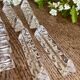 Set of 12 vintage glass knife rests
