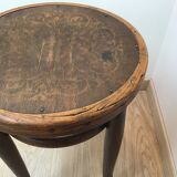 Small bar vintage Fischel beech stool