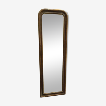 Miroir Louis Philippe en bois et stuc patiné XIX siècle