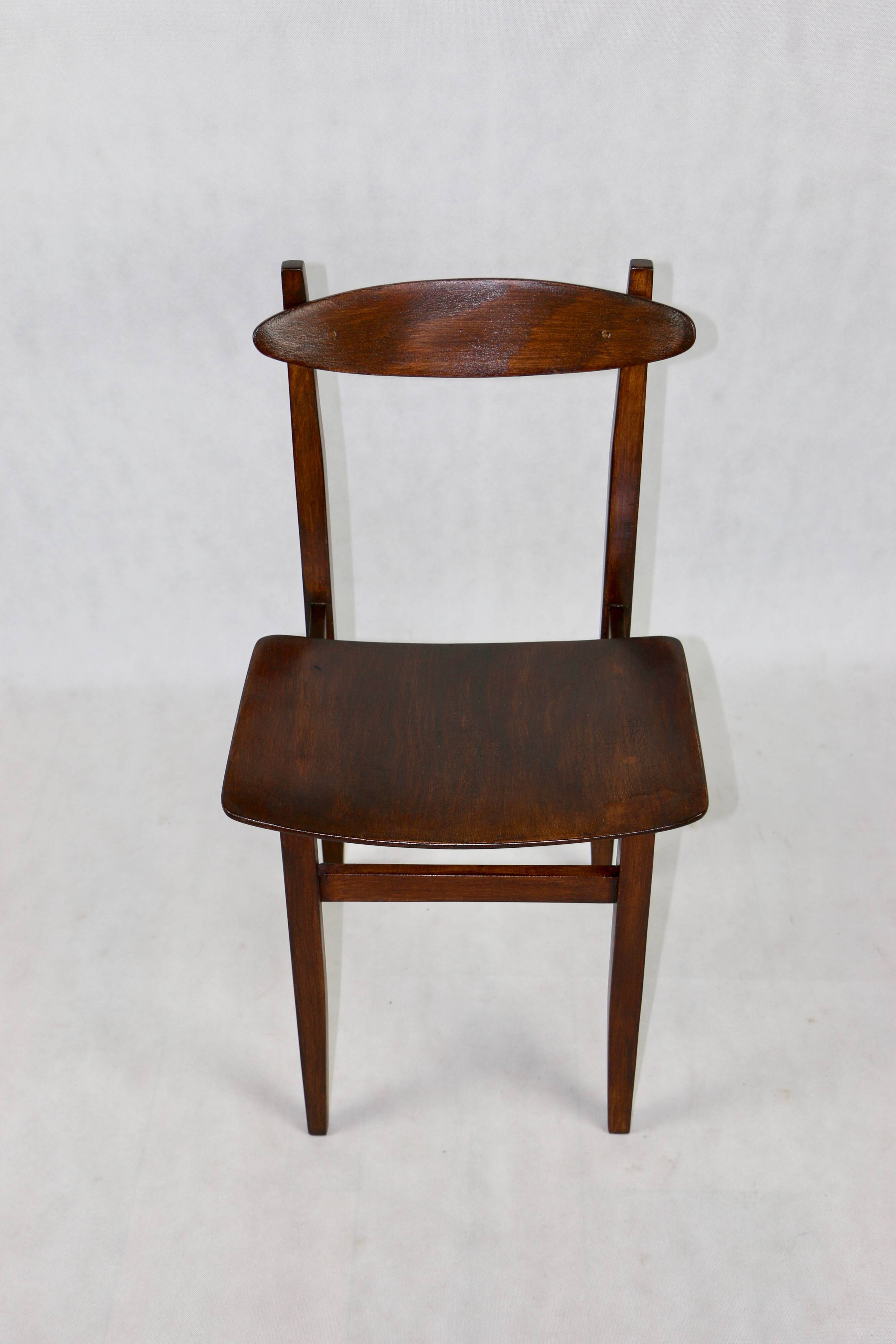 Vintage Polish Dining Chair design M.Chomentowska 1960s