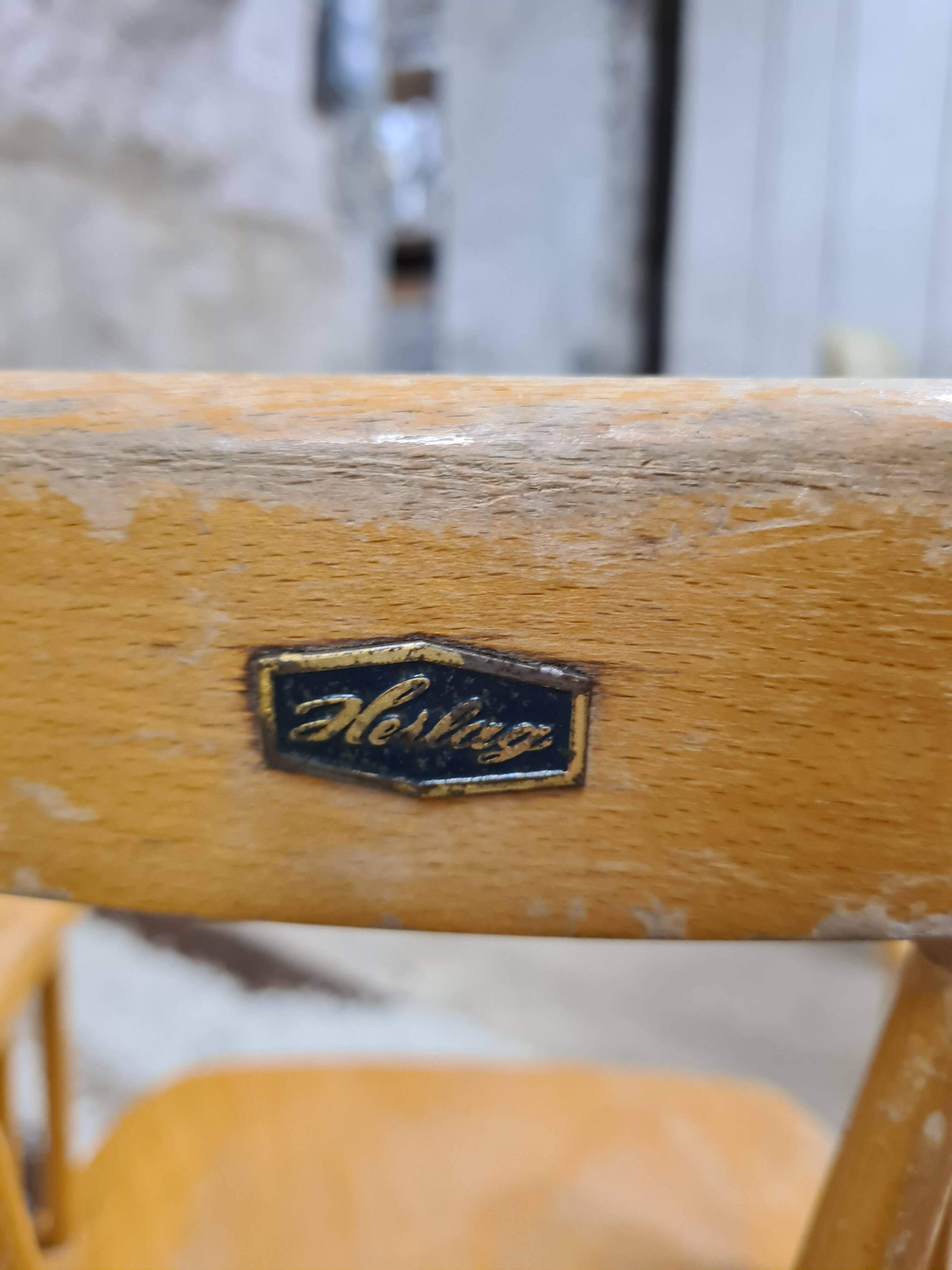 Pair of wooden armchair child Herlag