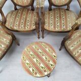 Lounge armchairs bench medallion