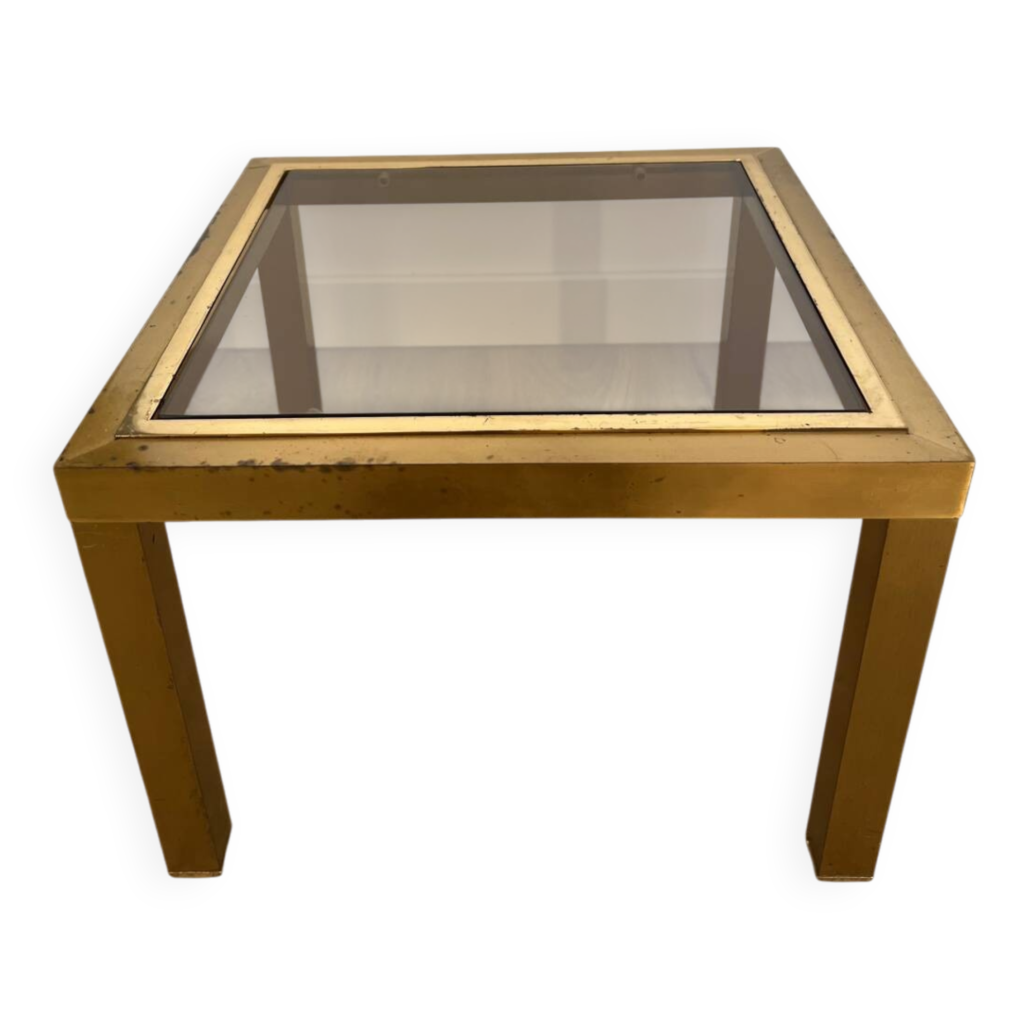Smoked glass side table