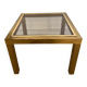 Smoked glass side table