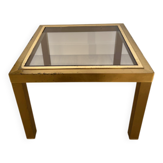 Smoked glass side table