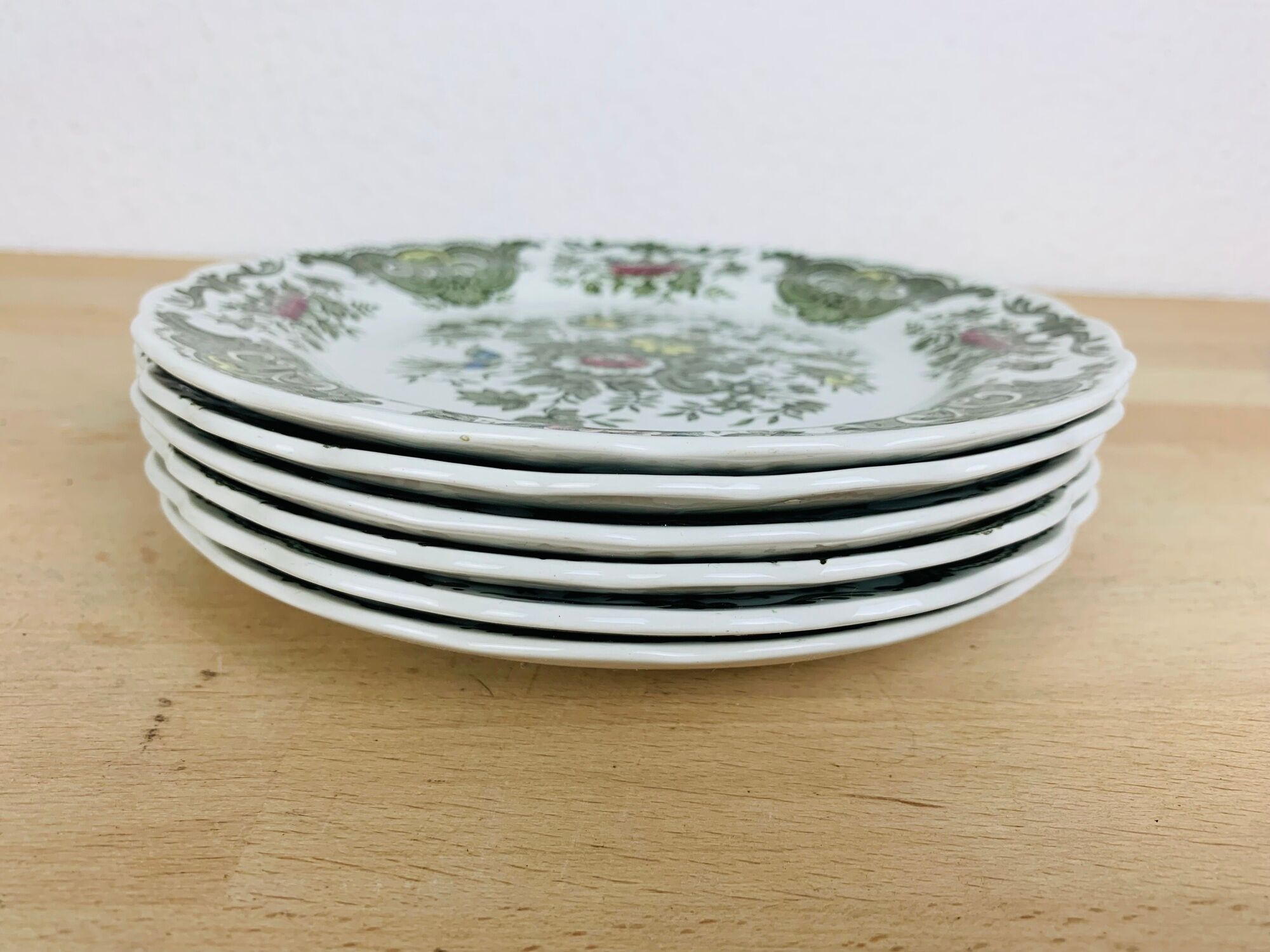 6 assiettes à dessert Windsor par Ridgway Staffordshire