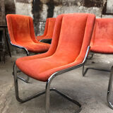 Vintage Willy Rizzo Chairs Circa 1970