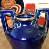 Art deco vase faience of vierzon louis gueule