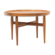 Sibast Møbler round teak coffee table designed by Arne Vodder