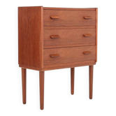 Rare teak chest of drawers by Carl Aage Skov for Munch Møbler / Mid-century Danish modern design / 1960s