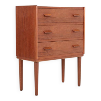 Rare teak chest of drawers by Carl Aage Skov for Munch Møbler / Mid-century Danish modern design / 1960s
