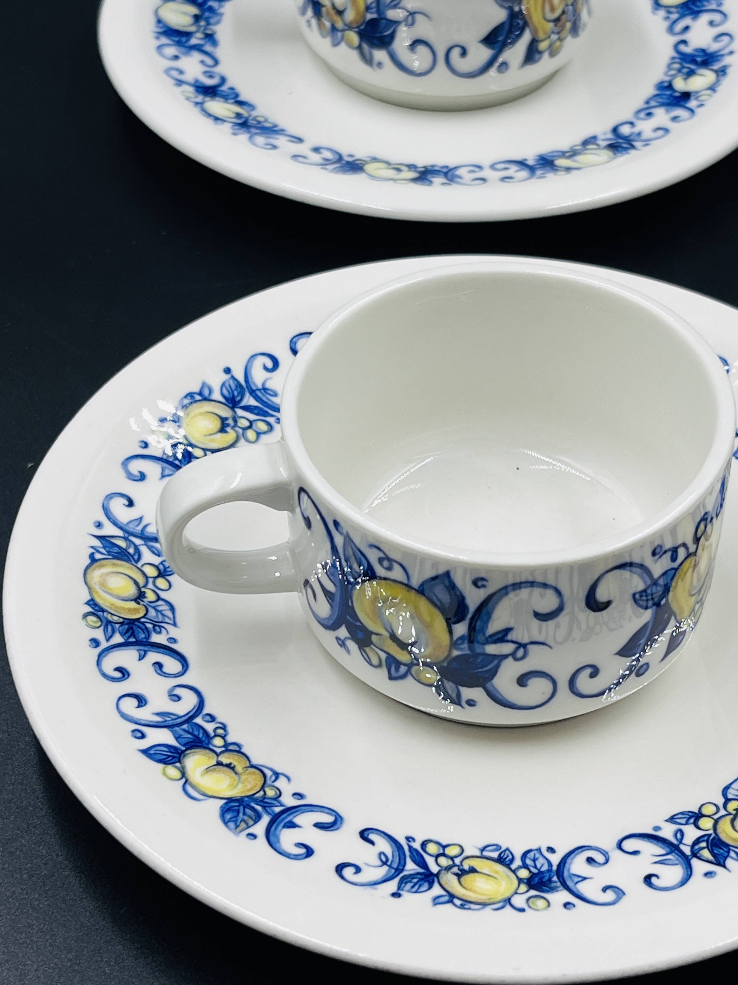 Set of 6 espresso cups and 6 saucers Villeroy & Boch – Cadiz model