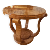 Round Art Deco pedestal table 1930