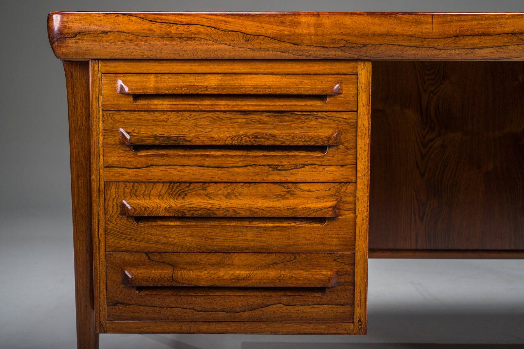 Danish modern executive desk by Ib Kofod Larsen for Faarup Møbelfabrik, 1960
