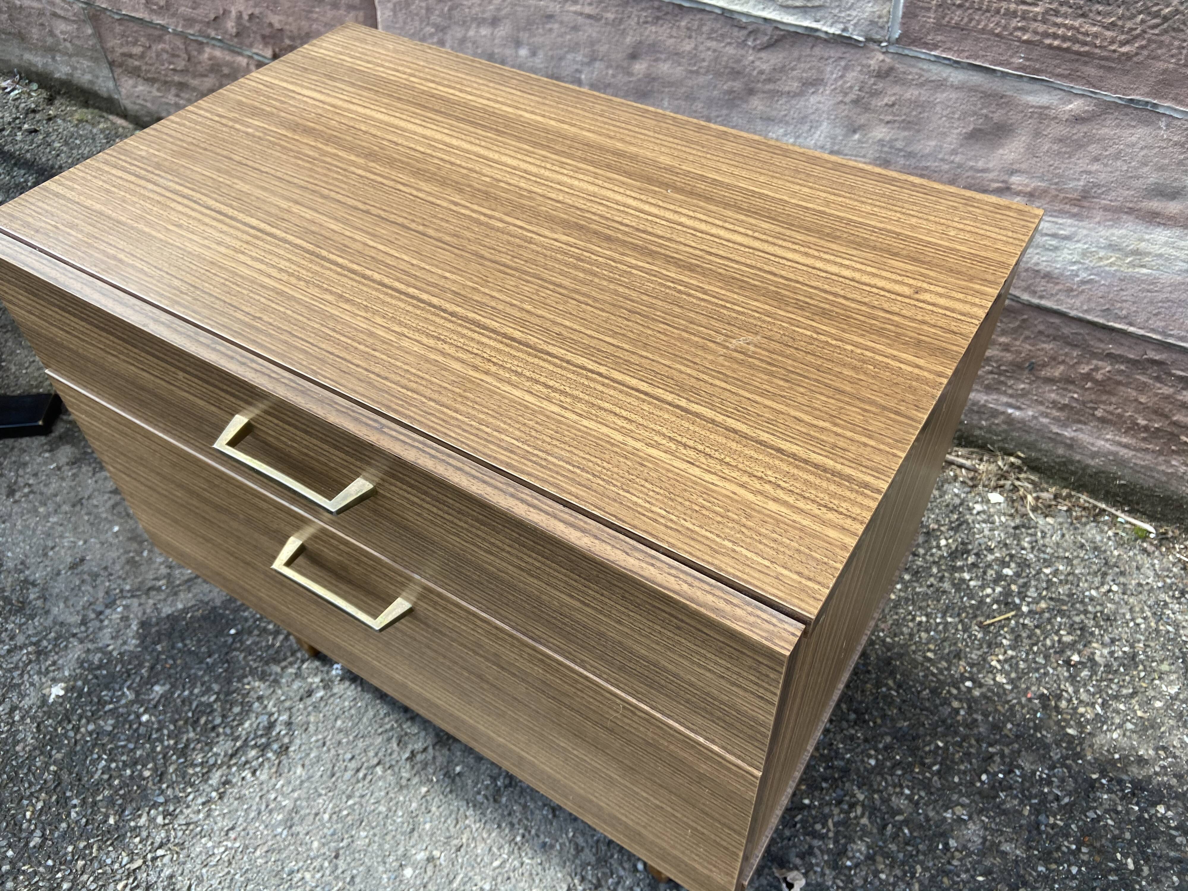 Bedside night table design 1970