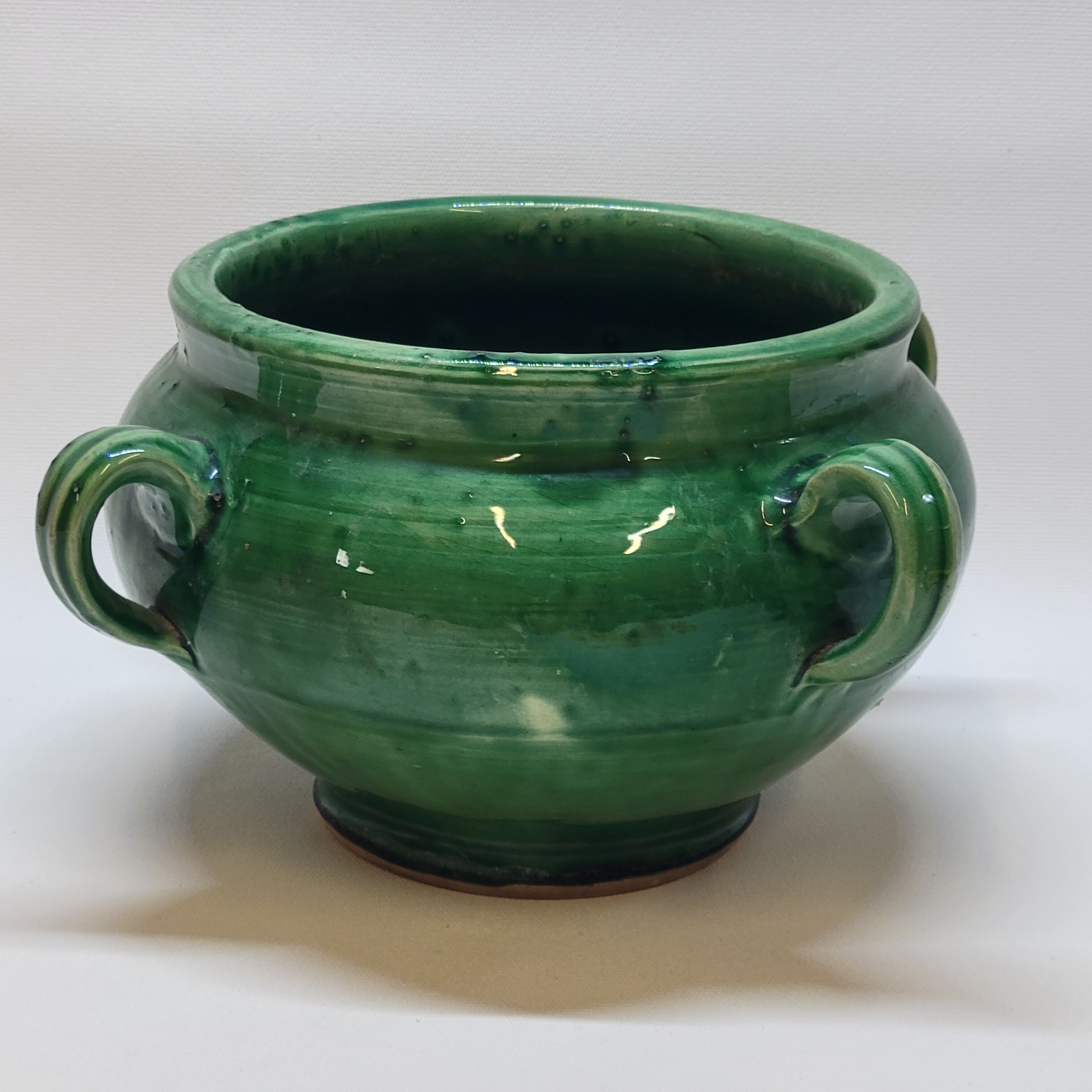 Green Glazed Terracotta Pottery