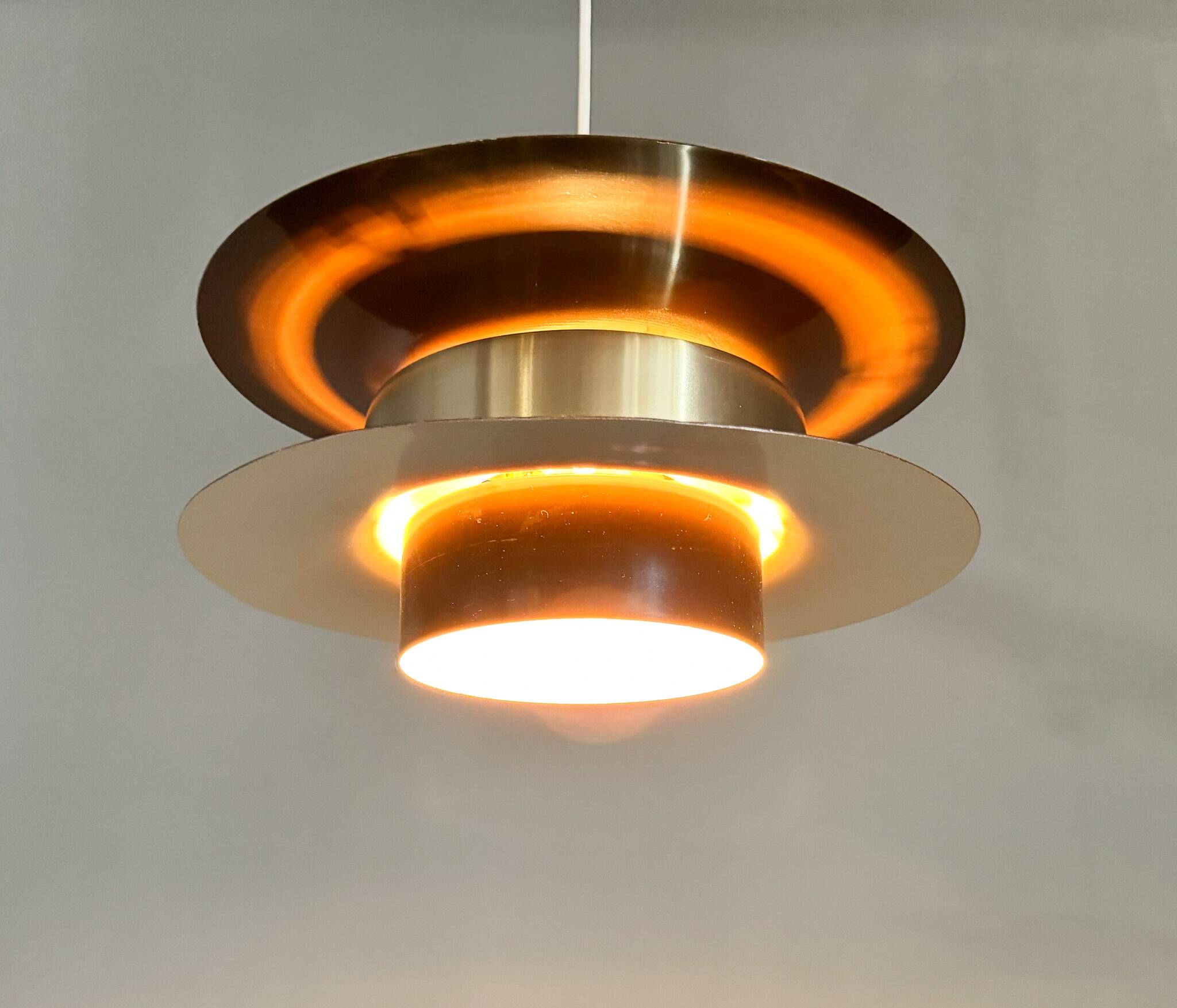 1970s Metal Space Age Pendant Light, Germany