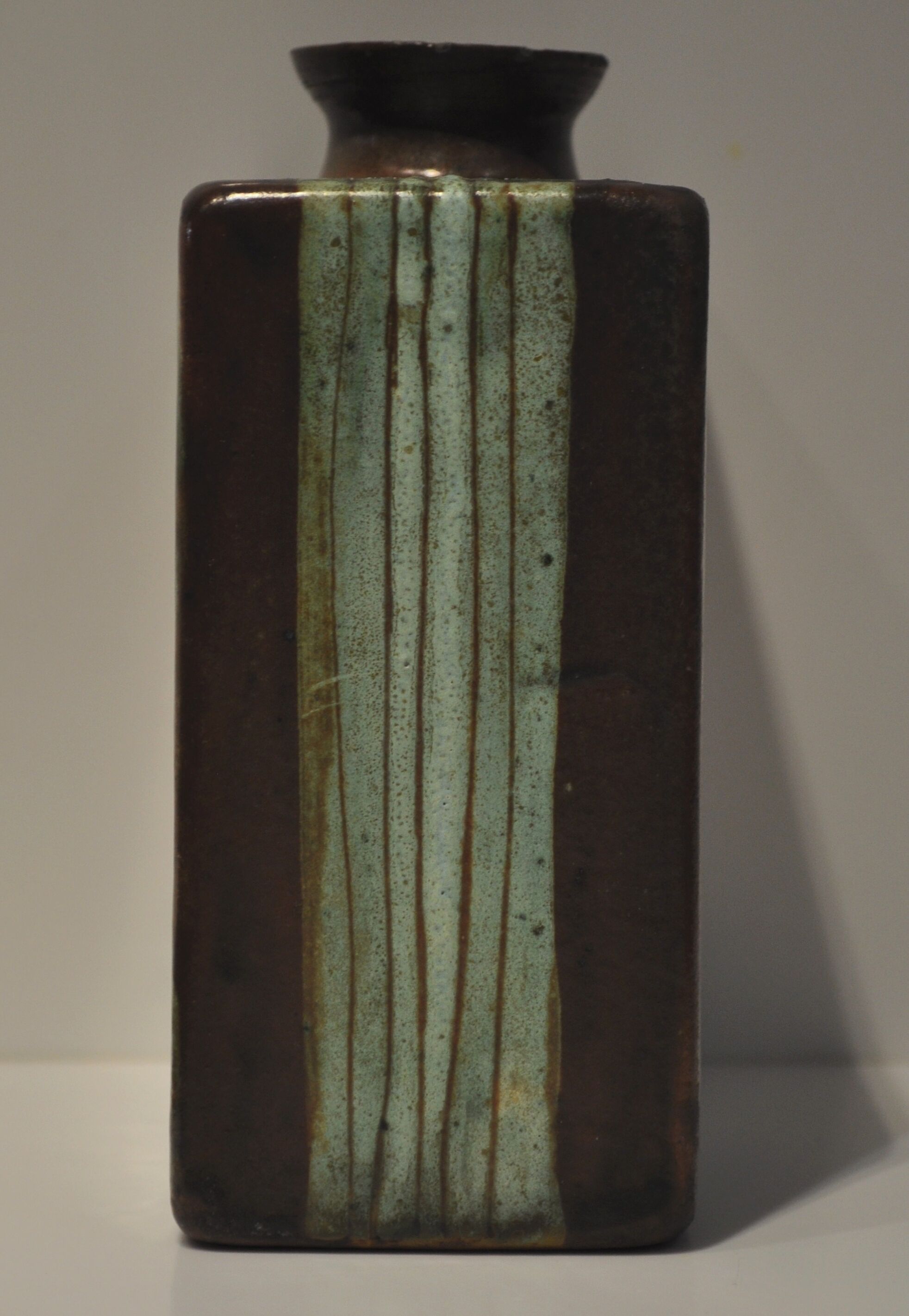 Vase grès géométrique motifs abstraits Onet