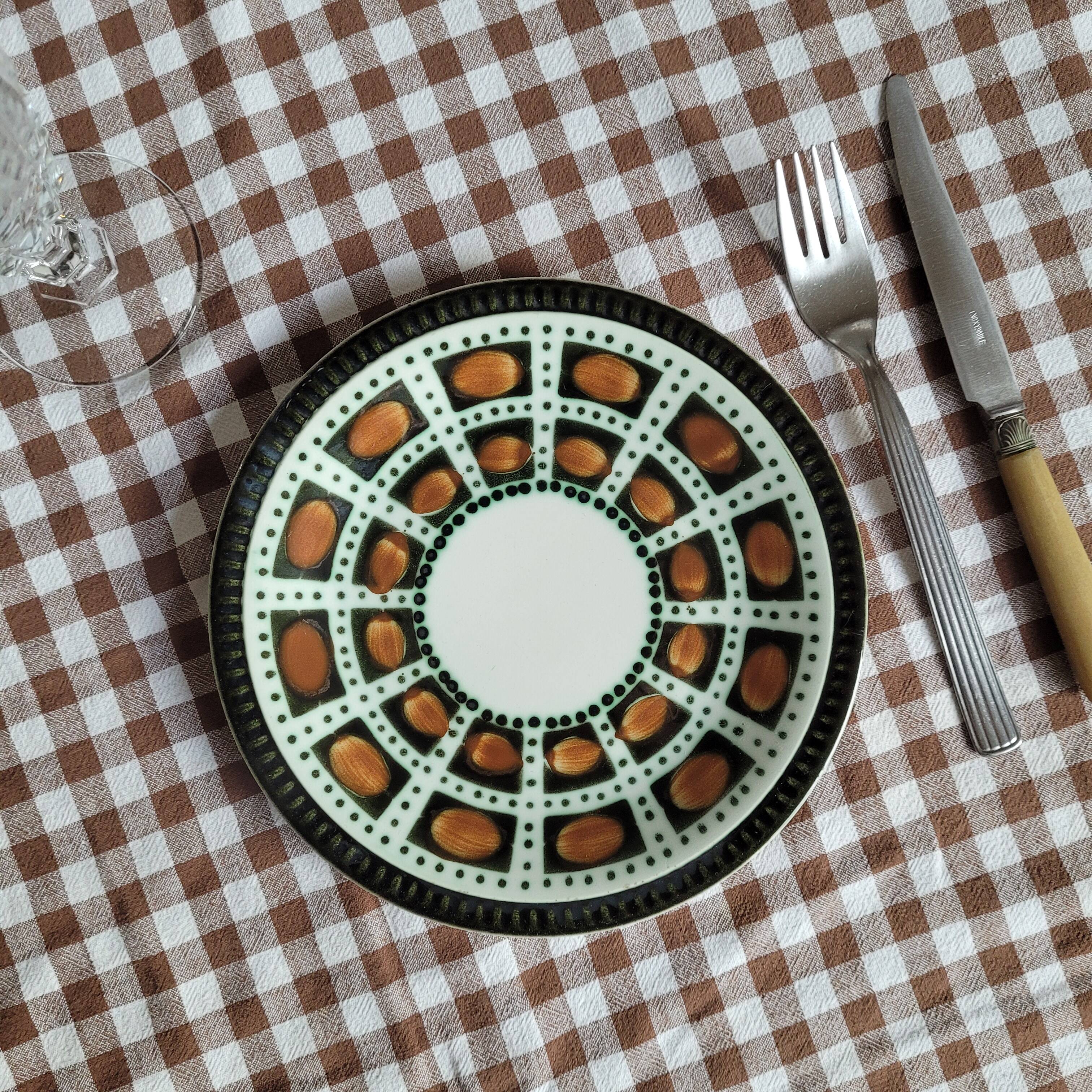 La Redoute x Selency set of 4 Bernadette dessert plates