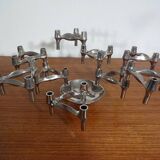 Candleholders by Ceasar Stoffi & Fritz Nagel for BMF, 1960s, Set of 10