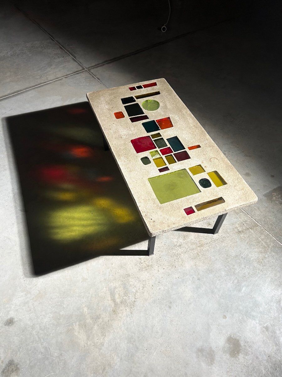 Jacques Avoinet - Unique coffee table from the 1960s