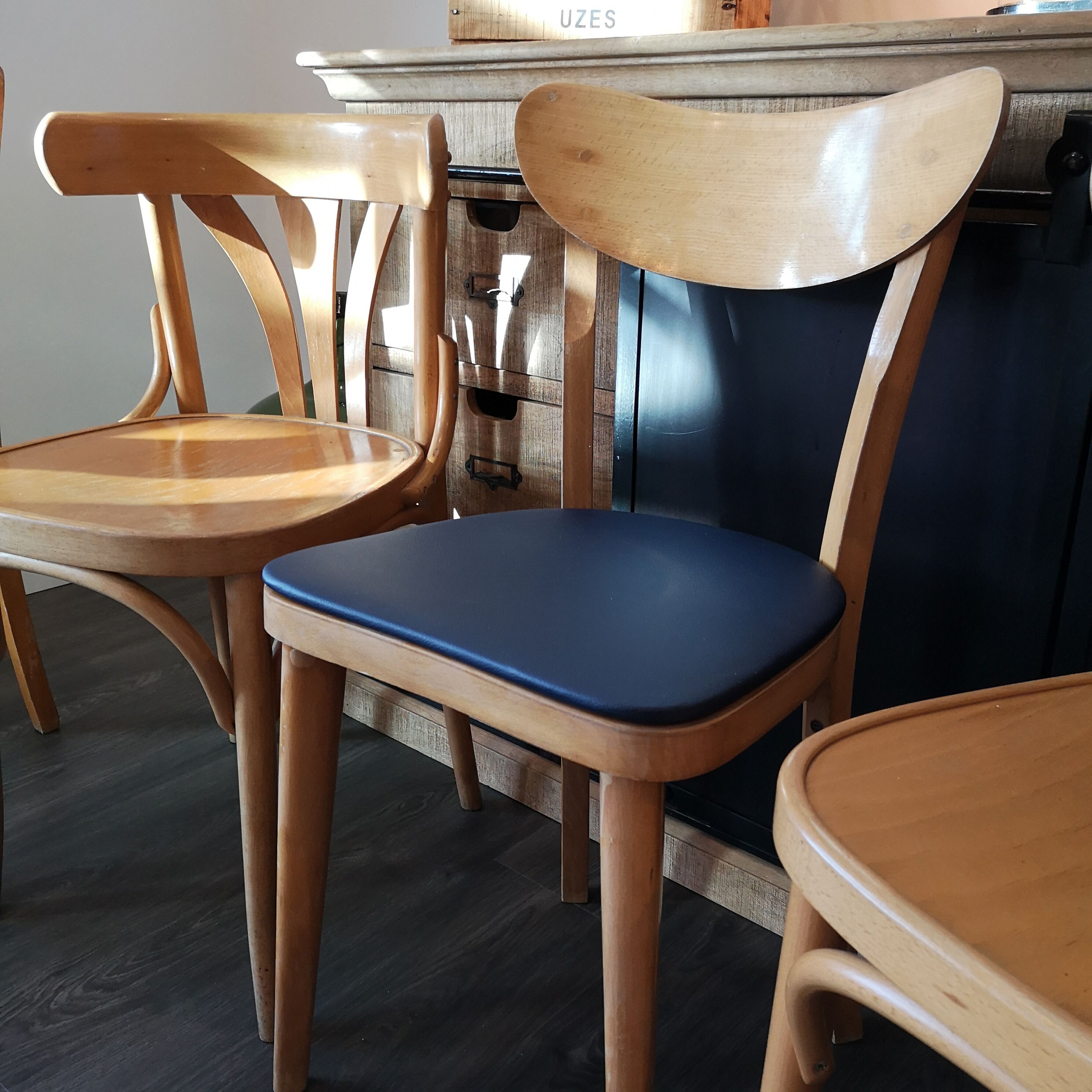 Set of 6 chairs Bistro mismatched