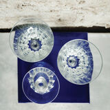 Lot of 5 crystal water glasses
