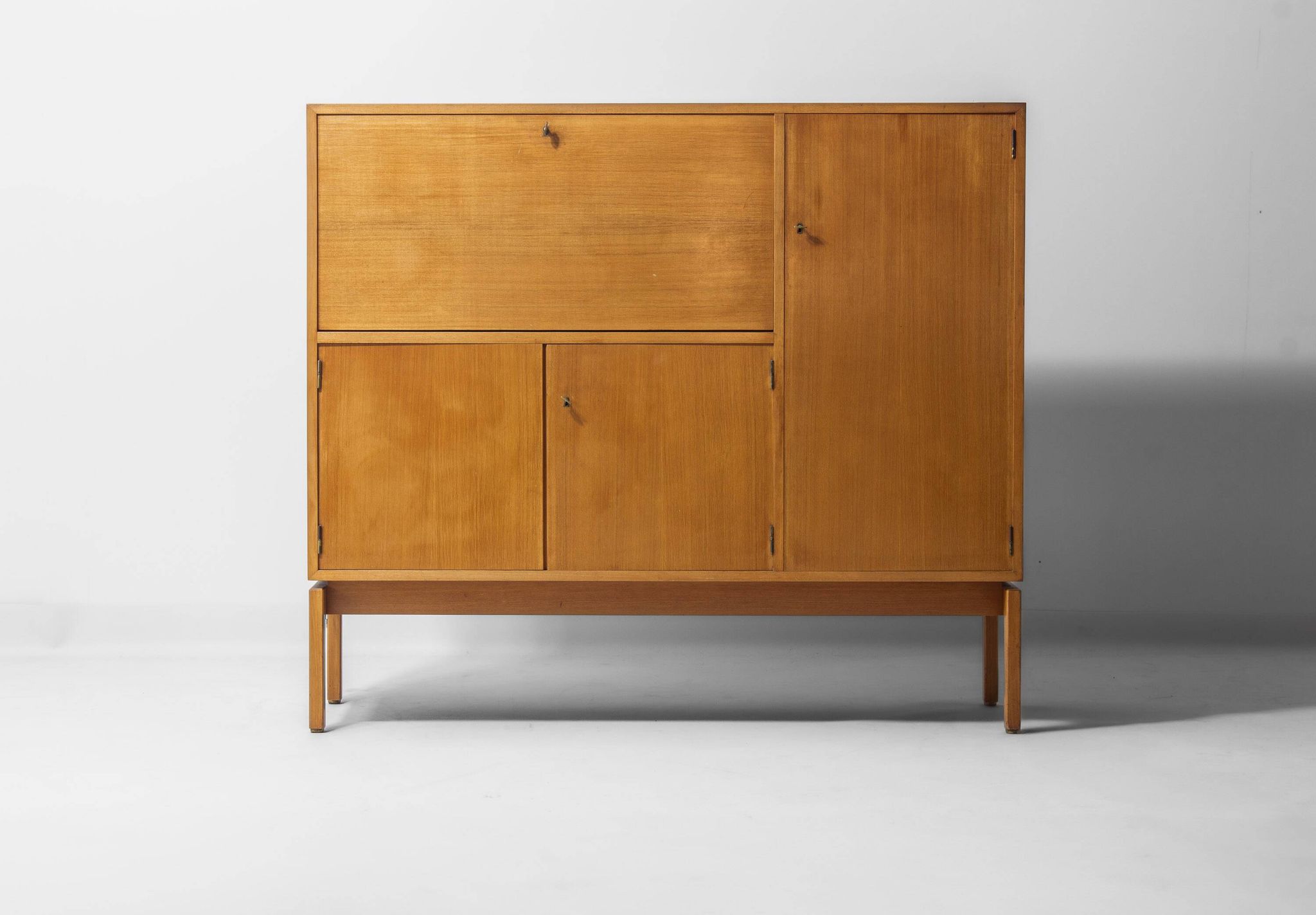 Illuminated mid-century bar cabinet by Jos de Mey, Belgium 1960s