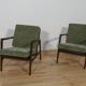 Fauteuils modèle 300-139 de l'usine de meubles Swarzędz, années 1960, lot de 2
