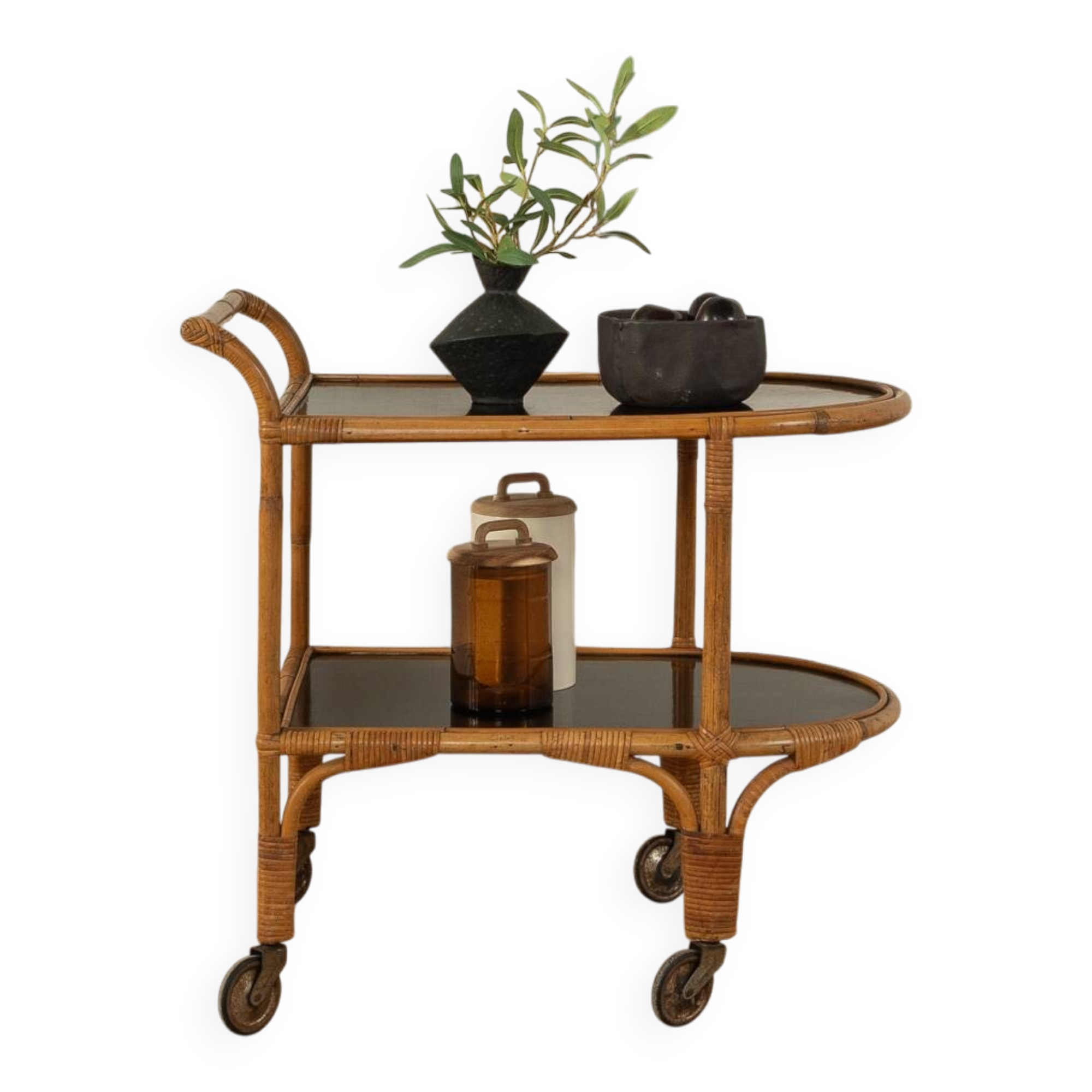 1950s serving trolley