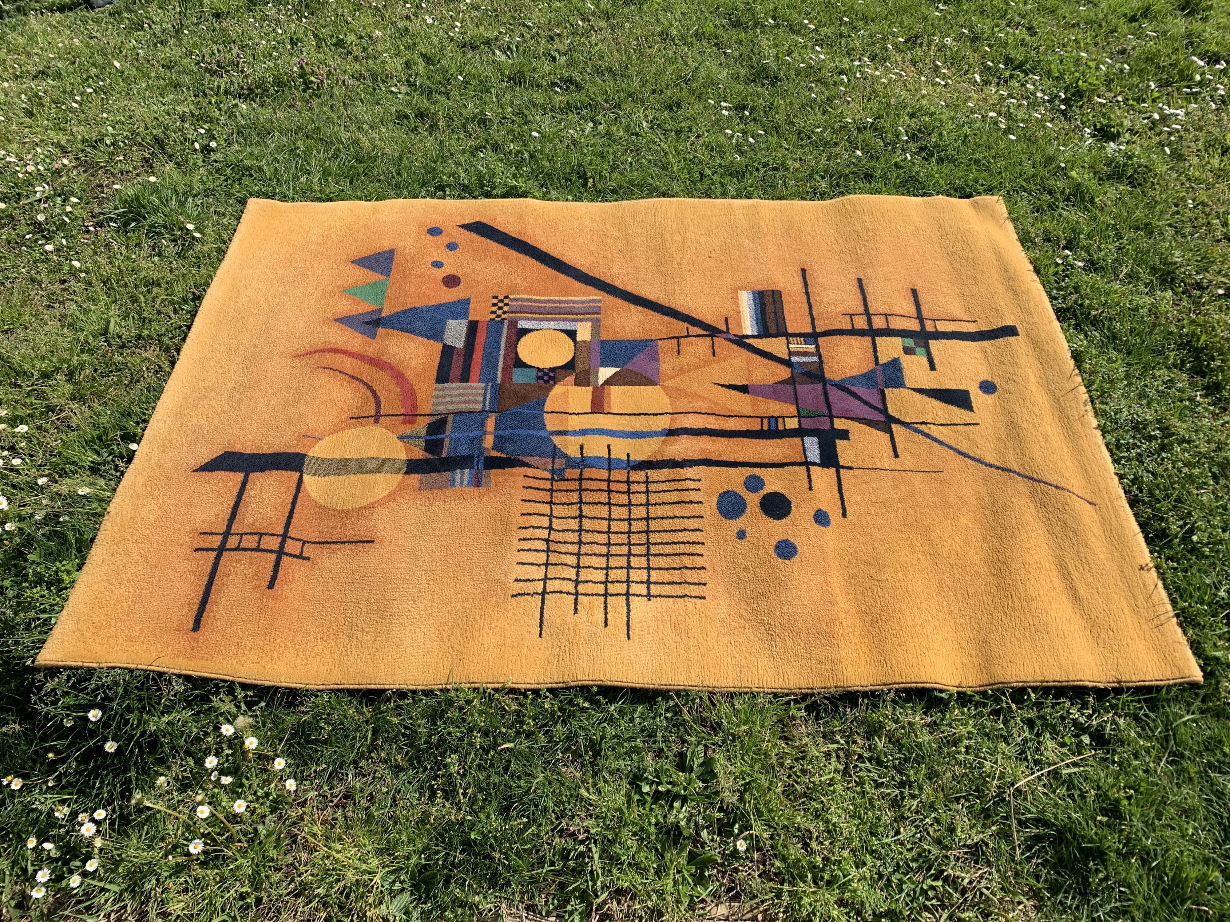 Tapis multicolore 230 x 160 cm formes géométriques