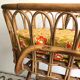 Vintage rattan cradle