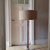 Adjustable floor lamp in walnut and metal 1960