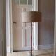 Adjustable floor lamp in walnut and metal 1960