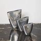 Vase moyen "Sillage" en fonte d'aluminium, 1970s