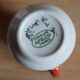 3-piece porcelain tea/coffee service Apilco - Hand-painted fruit design