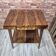 Exceptional Art Deco Flame Walnut Occasional Side Table - 1930s