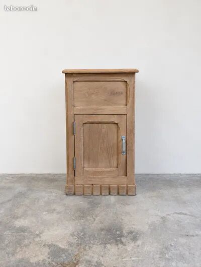 Antique solid wood bedside table / entrance furniture